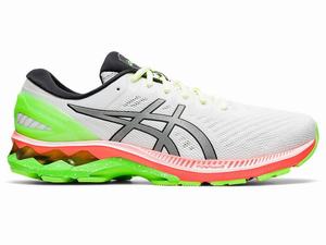 Chaussures Running Asics GEL-KAYANO 27 LITE-SHOW Homme Blanche Argent | OYD-795421