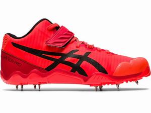 Chaussures Running Asics JAVELIN PRO 2 Homme Orange Noir Rouge | LMC-328149